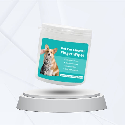 Wellovia Pet Ear Wipes | No More Dirty and Itchy Ears! Give Your Pet the Comfort They Deserve